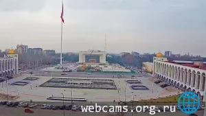 Webcam overlooking Ala-Too Square, Bishkek