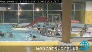 Веб-камера в аквапарке Aquaworld, Чехии