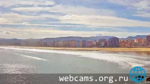 Webcam overlooking the Bay of Biscay, Gijon