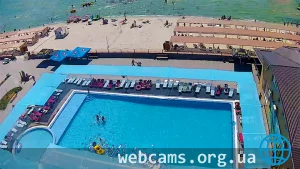 Webcam of the «Crystal» hotel in Koblevo, Ukraine