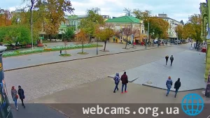 Веб-камера на Дерибасовской улице в Одессе