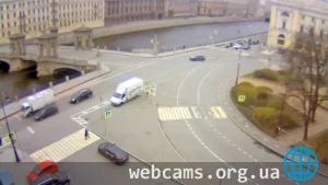 Веб-камера на набережной реки Фонтанки, Санкт-Петербург