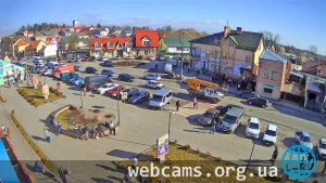 Webcam in the center of Gorodok, Lvov region, Ukraine