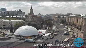 Веб-камера на Площади Независимости в Киеве
