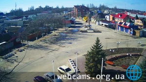 Webcam in the center of the resort village Kirillovka
