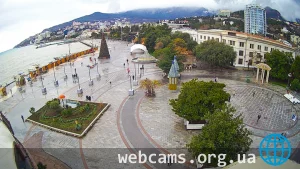 Веб-камера на площади Ленина в Ялте, Крым