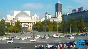 Веб-камера на площади Ленина, Новосибирск
