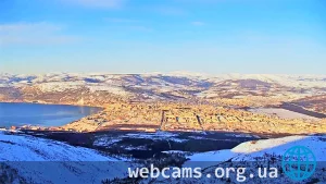 PTZ webcam on Marchekanskaya Sopka, Magadan city