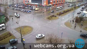 Веб-камера на перекрёстке Мелентьевой — Октябрьский, Петрозаводск