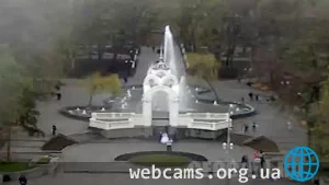 Веб-камера фонтана «Зеркальная струя»