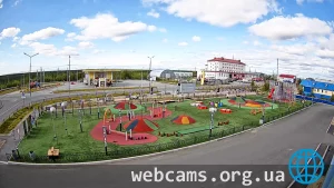 Webcam at the «Ostrovok» playground, Labytnangi town