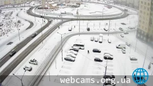 Веб-камера на перекрёстке улиц Ростовская и Полоцкая, микрорайон Славянка, Санкт-Петербург