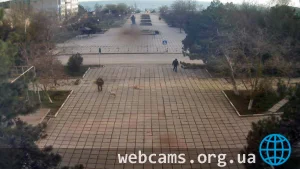 Центральная площадь поселка Приморский