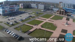Веб-камера на аллее у ТРЦ «Чайка» в Прокопьевске