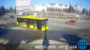 Веб-камера с видом на фонтан «Садко» в Сумах