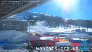 Олимпийская веб-камера в Sestriere, Италия