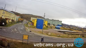 Веб-камера на Школьной улице в селе Териберка