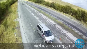 Webcam on the Shymkent-Tashkent highway, Montaytas