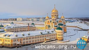 Веб-камера с видом на Собор Преображения Господня, Салехард