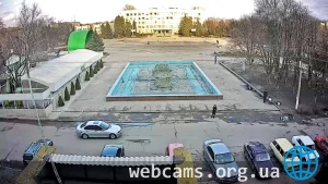Веб-камера на Соборной площади, Славянск