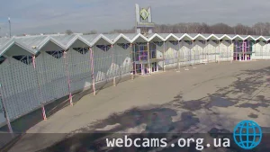 Веб-камера парка «Сокольники»: павильон №2 и Фестивальная площадь