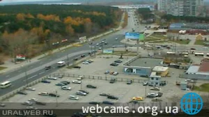 Веб-камера на перекрёстке, Екатеринбург