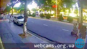 Webcam in front of the Central Park of Nha Trang