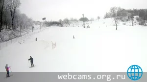 Webcam at the bottom of the training slope in the sports village «Novinki»