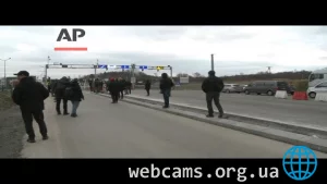 Мобильная веб-камера на украино-румынской границе