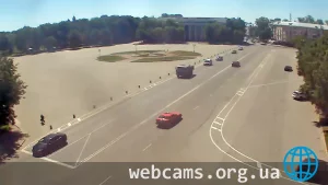 Веб-камера на площади Победы-Софийская, Великий Новгород