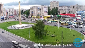 Веб-камера на площади Победы в Липецке