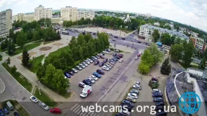 Webcam on Victory Square in Vladimir city
