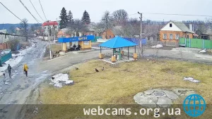 Веб-камера на остановке «Выгон» в селе Песчаное, Сумская область